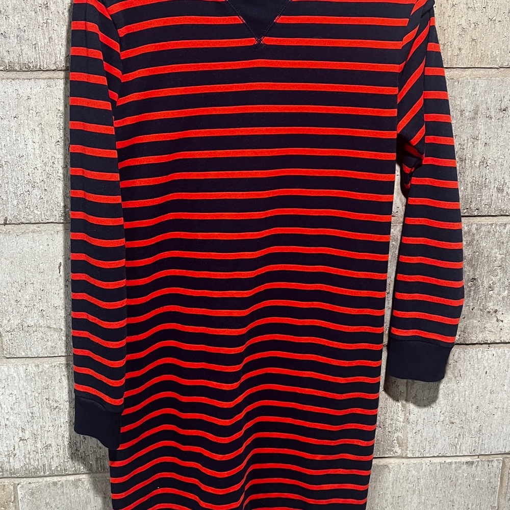 Old Navy Navy and Red Striped Shirt
